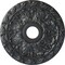 Ekena Millwork Spring Leaf Ceiling Medallion (Fits Canopies up to 5 5/8"), 19 7/8"OD x 3 5/8"ID x 1 1/4"P, Pewter CM19SPPES - alternate 1
